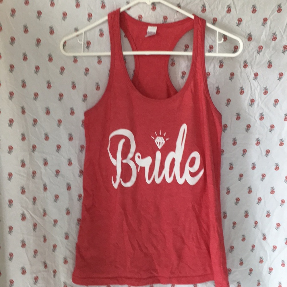 Racerback "Bride" shirt